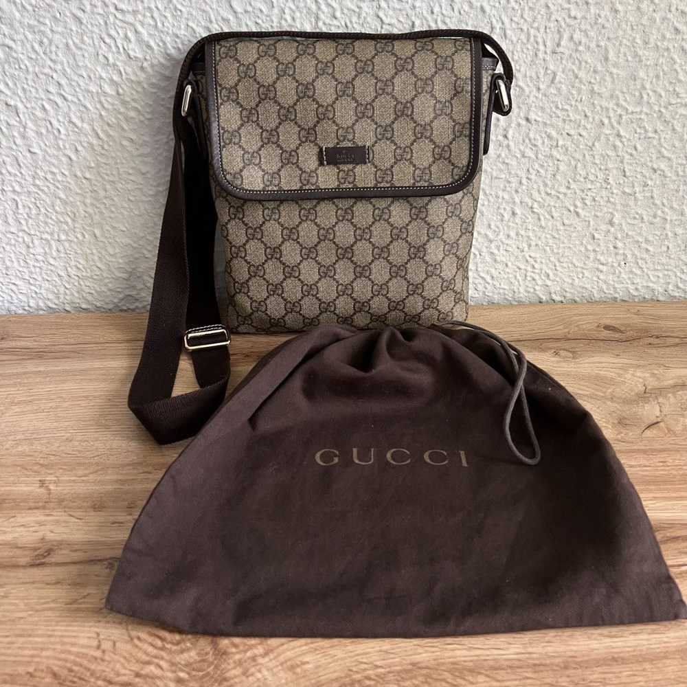 Designer × Gucci × Luxury Gucci Messenger Bag Mon… - image 3