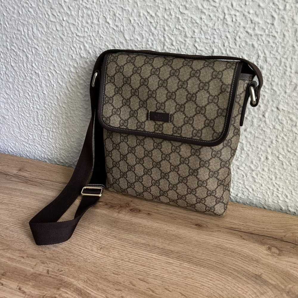 Designer × Gucci × Luxury Gucci Messenger Bag Mon… - image 4