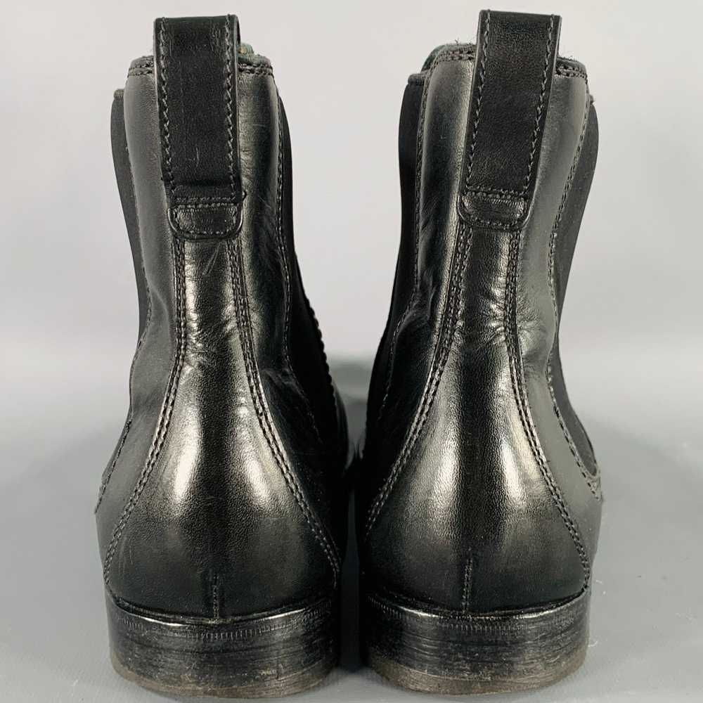 Lanvin Black Leather Chelsea Ankle Boots - image 3