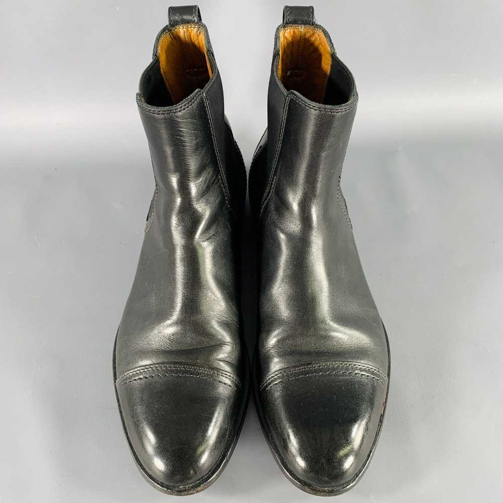 Lanvin Black Leather Chelsea Ankle Boots - image 4