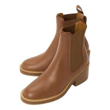 Chloé Leather ankle boots