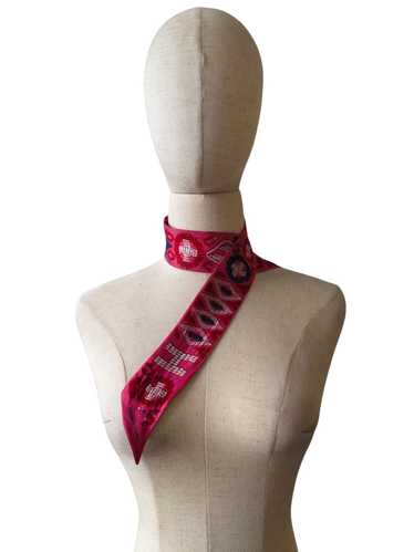 Hermes Dark Pink Twilly Scarf