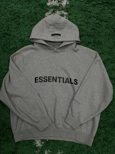 Essentials Fear of god essentials hoodie grey medi