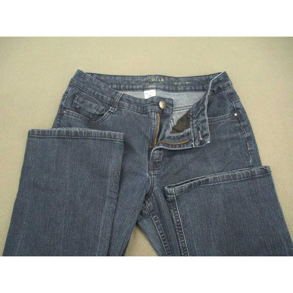 Vintage Sonoma Womens Jeans 12 P Blue Dark Wash B… - image 2