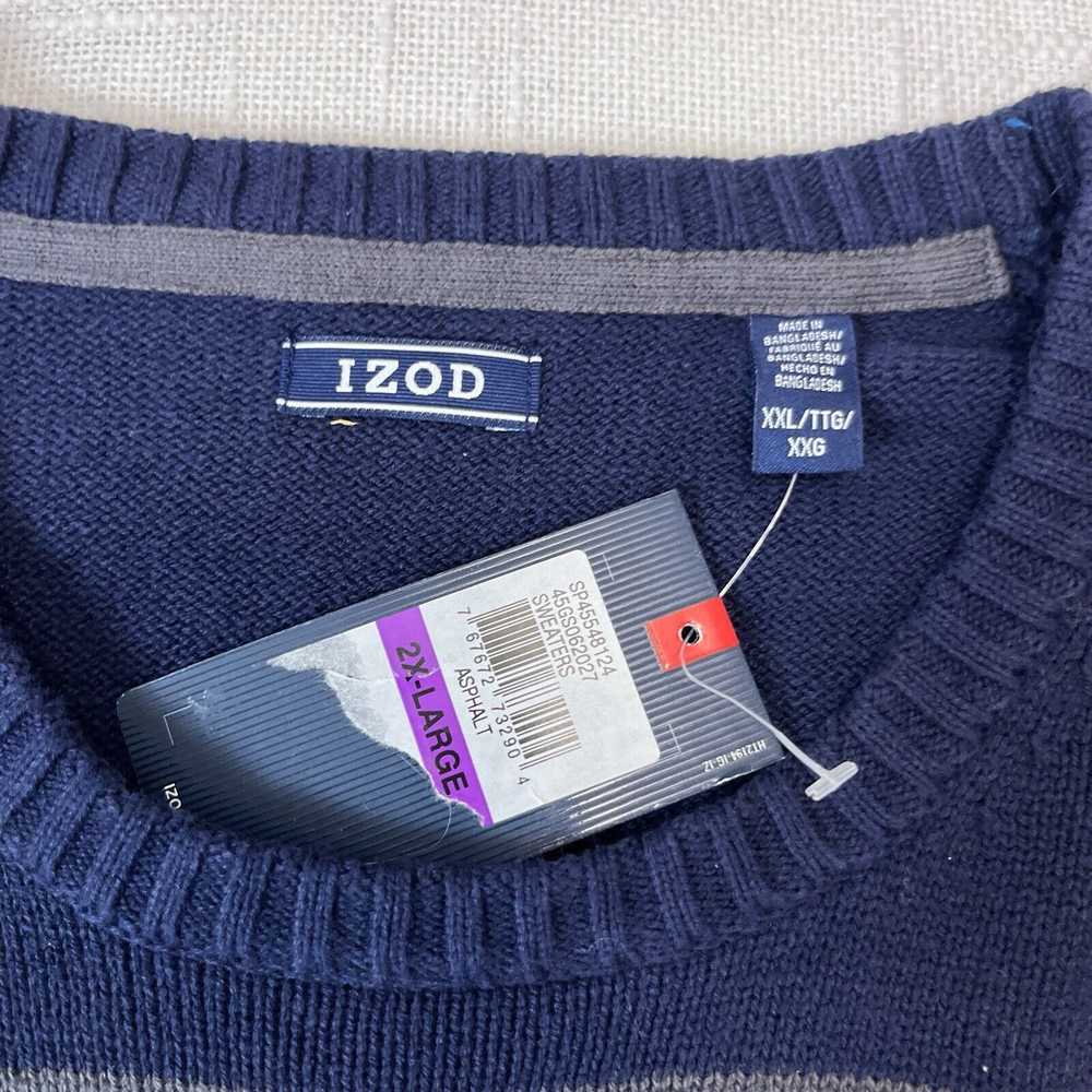 Izod × Vintage Izod Center Striped Crewneck Sweat… - image 5