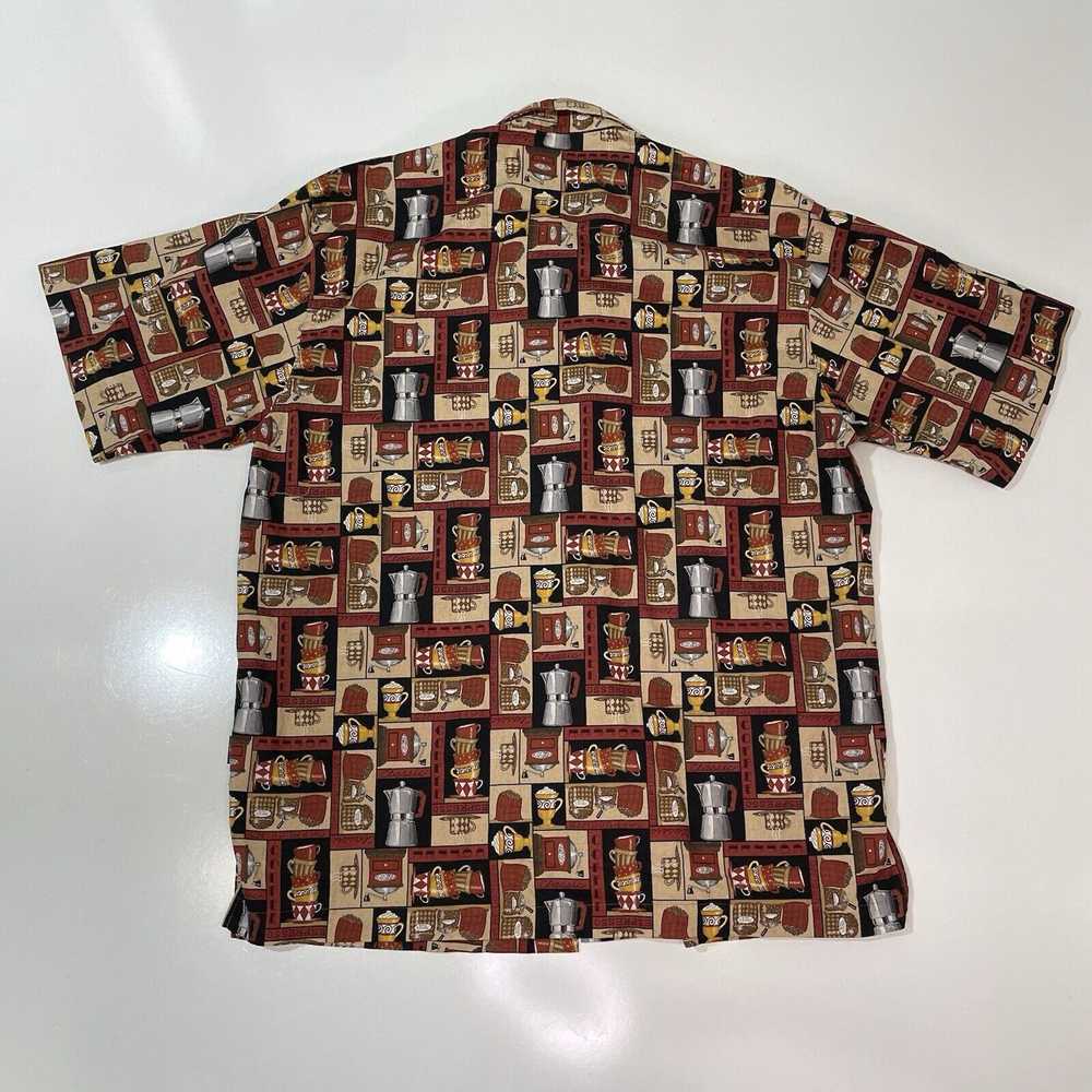 Maui And Sons VTG Maui & Sons Men’s Shirt Coffee … - image 6