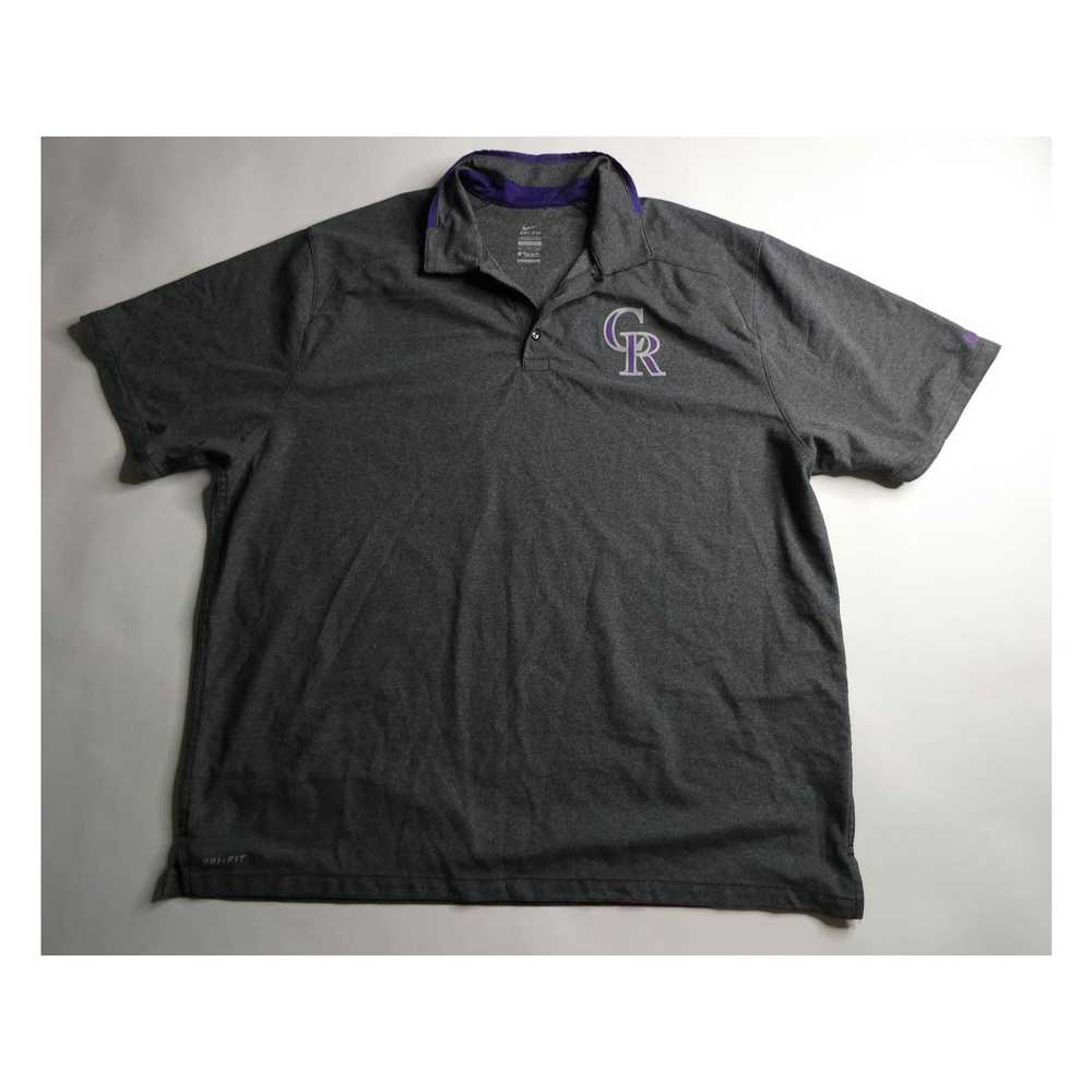 Nike Colorado Rockies Team-Issued Nike Dri-Fit Po… - image 1