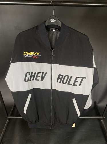 Chevy × Vintage VTG Bomber Jacket Chevrolet Chevy 