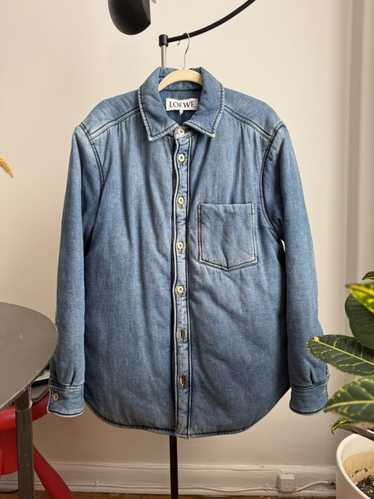 Loewe Loewe Denim Padded Oversized Shirt Jacket 48