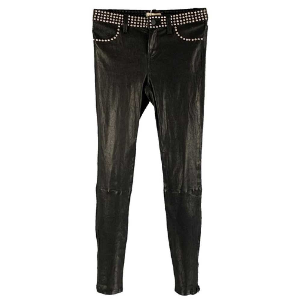 L'Agence Leather trousers - image 1