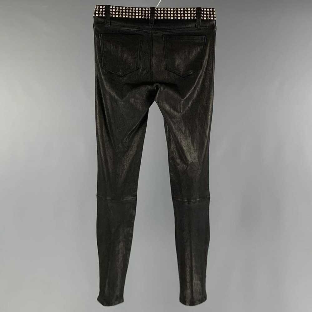 L'Agence Leather trousers - image 2