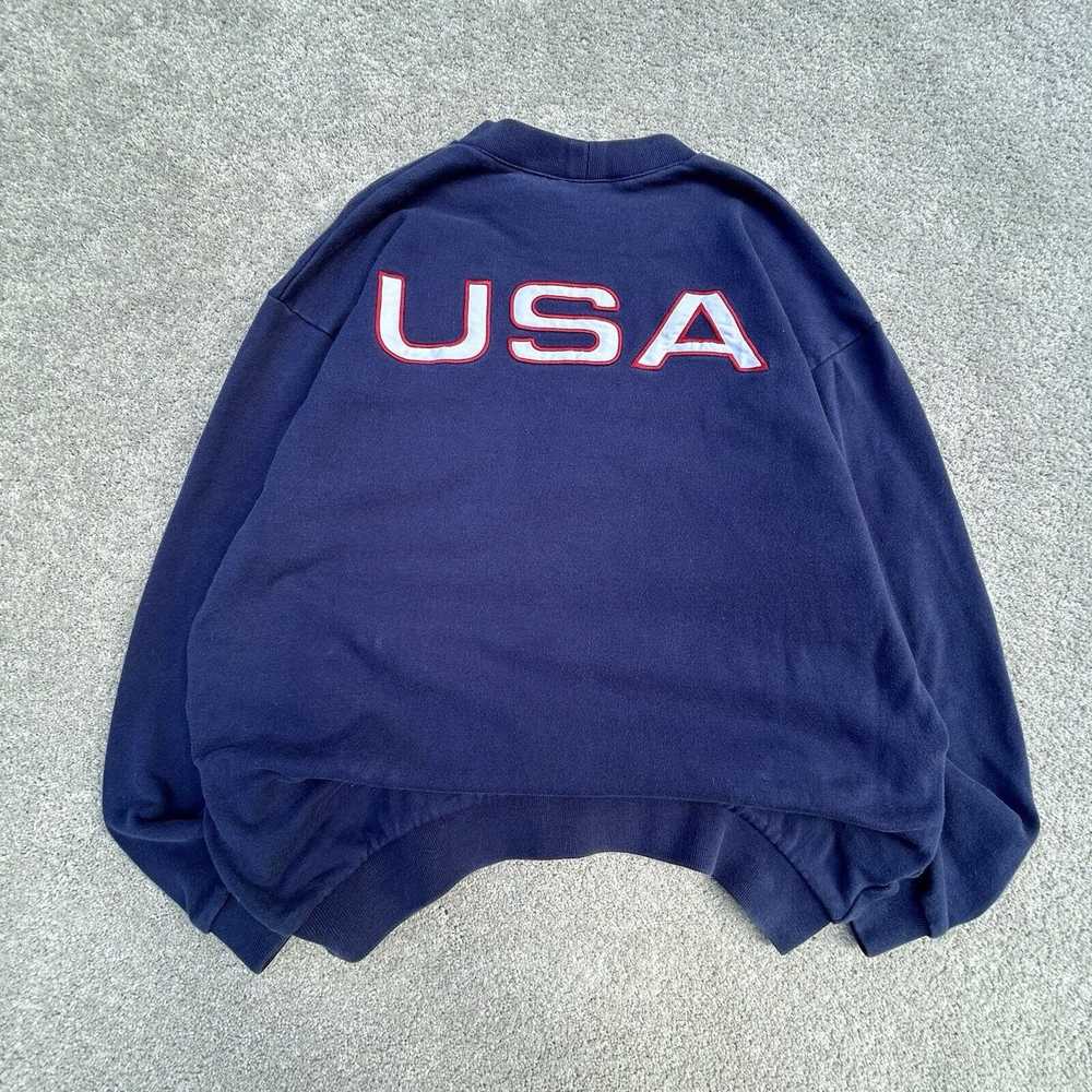 Nike Vintage Nike USA Flag Sweatshirt White Tag O… - image 2