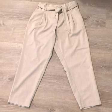 Loft Loft beige paper bag pants size MP