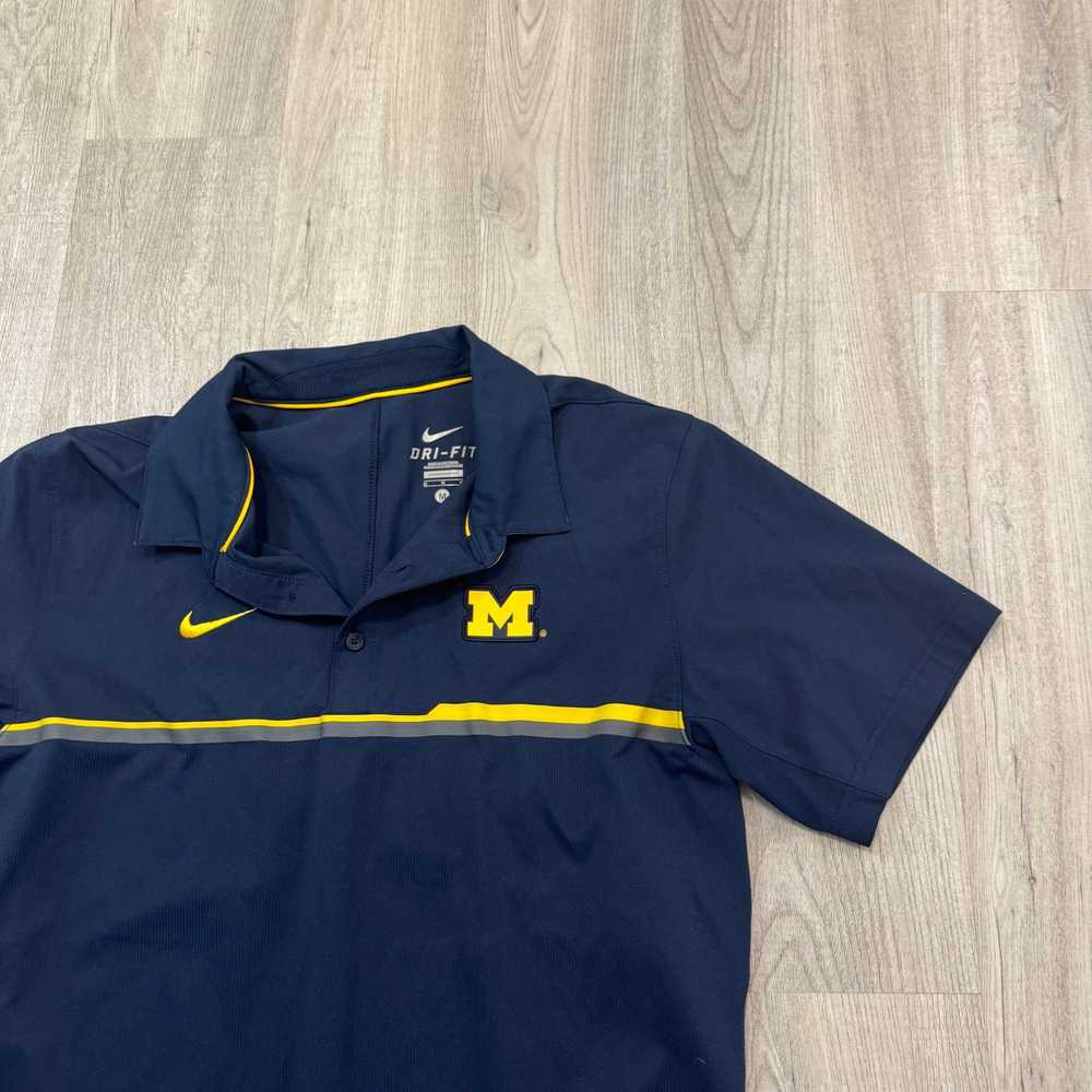 Nike Nike Michigan Wolverines Polo Shirt Men's Me… - image 2