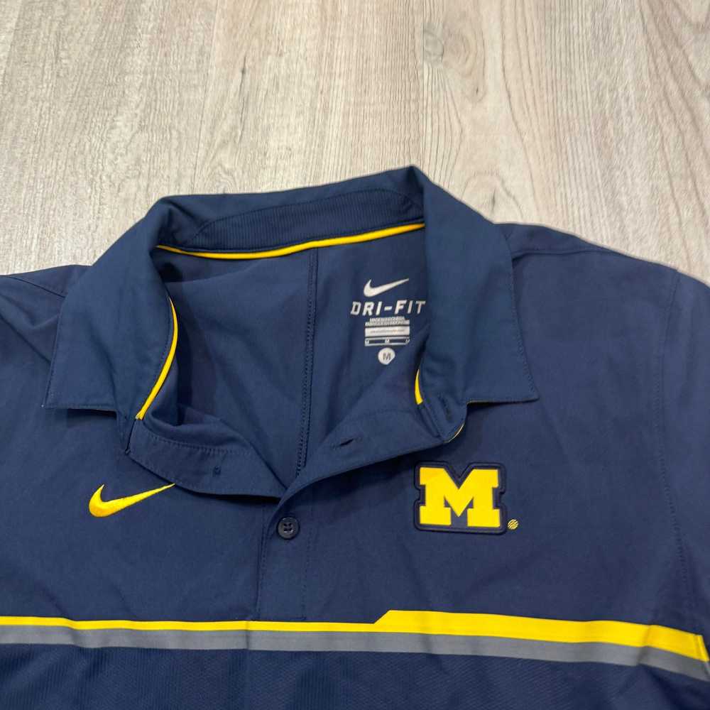 Nike Nike Michigan Wolverines Polo Shirt Men's Me… - image 3