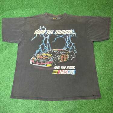 NASCAR × Vintage Vintage 90s RARE Nascar Hear The… - image 1