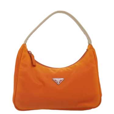 Prada Tessuto Orange Synthetic Handbag (Pre-Owned)