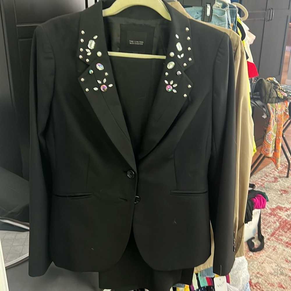 Limited Soles Limited bejeweled suit jacket and p… - image 1