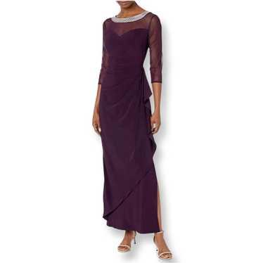 Alex Evenings Alex Evenings Long Maxi Dress Illusi