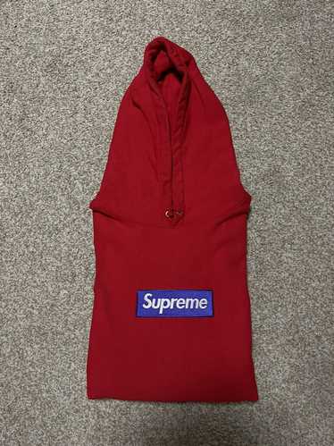 Supreme Supreme FW17 Purple on Red Box Logo Hoodie - image 1