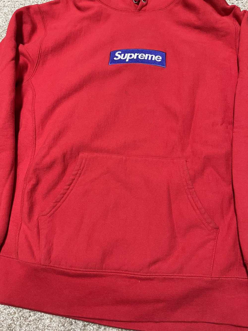 Supreme Supreme FW17 Purple on Red Box Logo Hoodie - image 5