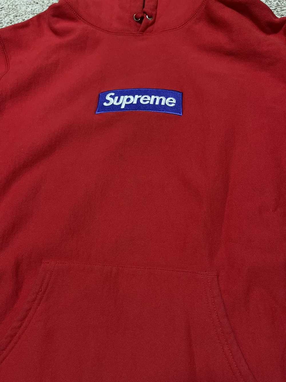 Supreme Supreme FW17 Purple on Red Box Logo Hoodie - image 6