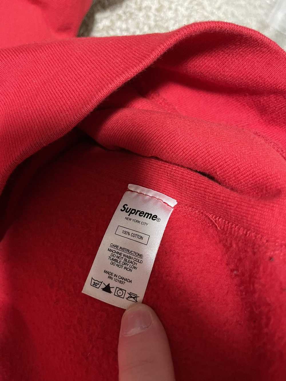 Supreme Supreme FW17 Purple on Red Box Logo Hoodie - image 8