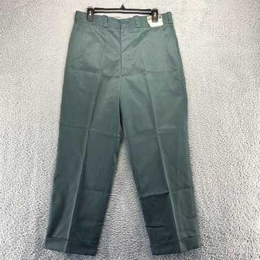 Lee Authentic American Made Green Khaki Prest Che… - image 1