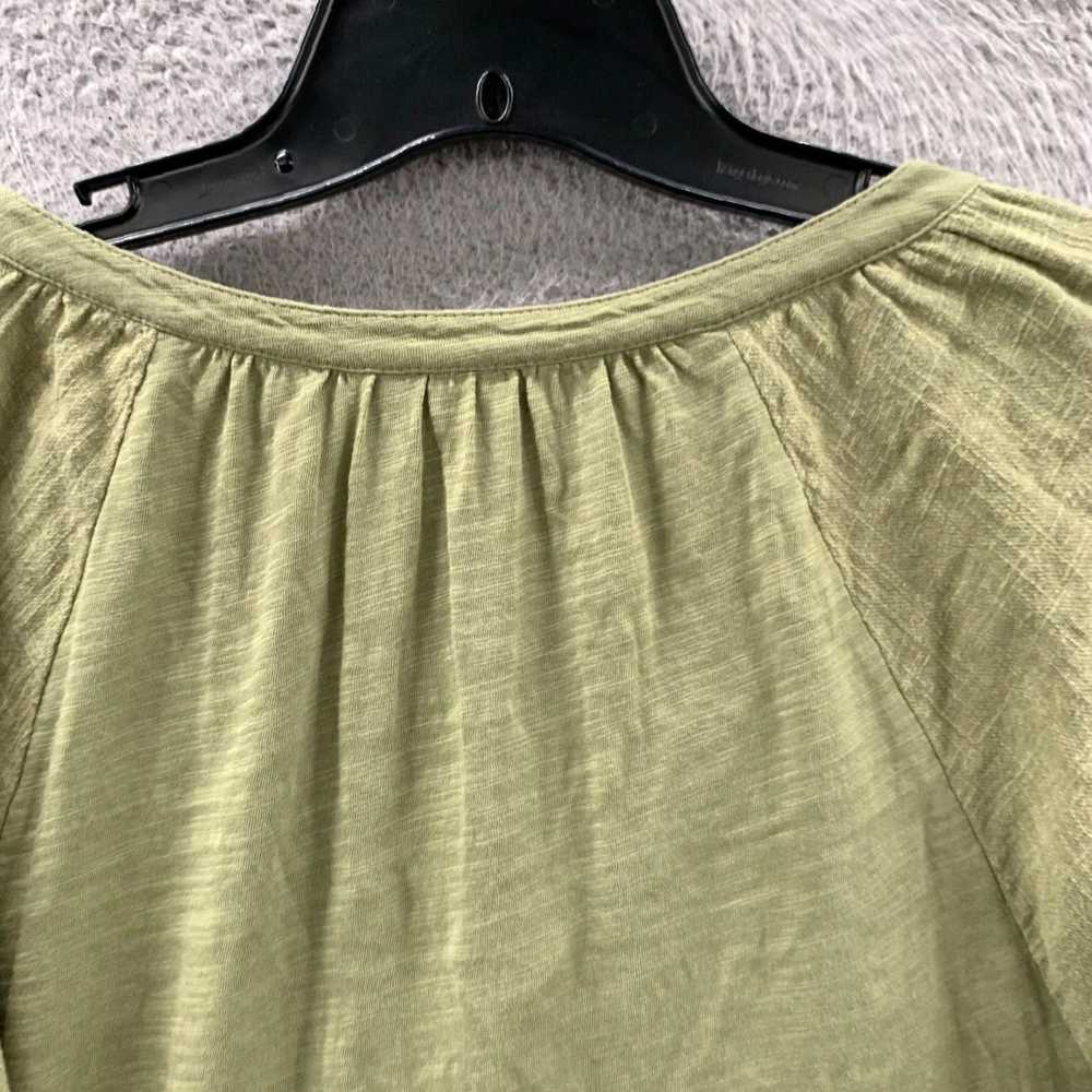 Vintage Green 3/4 Sleeve Womens Medium Top Classi… - image 6