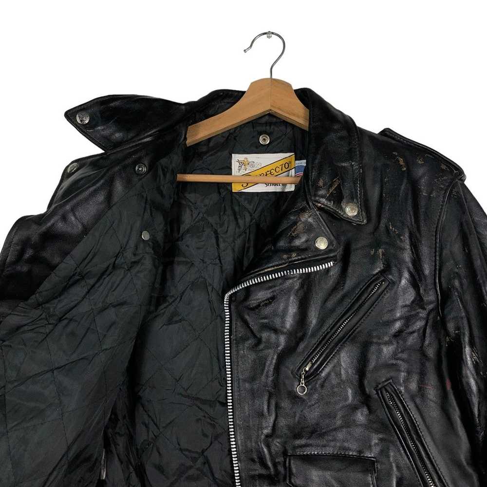 Leather Jacket × Schott 🔥VINTAGE SCHOTT PERFECTO… - image 7