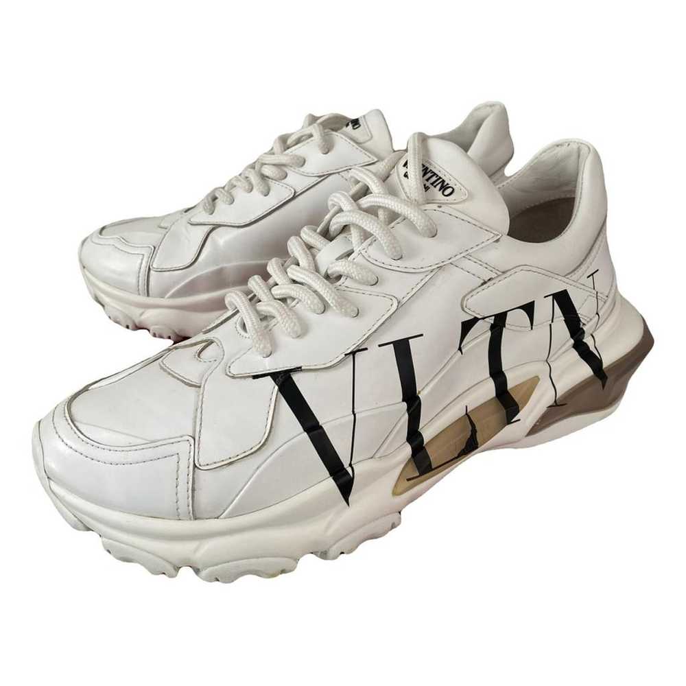 Valentino Garavani Bounce leather trainers - image 1