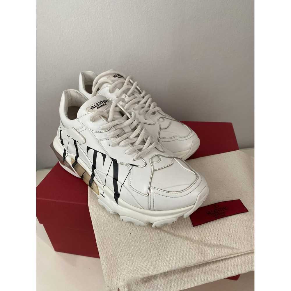 Valentino Garavani Bounce leather trainers - image 2