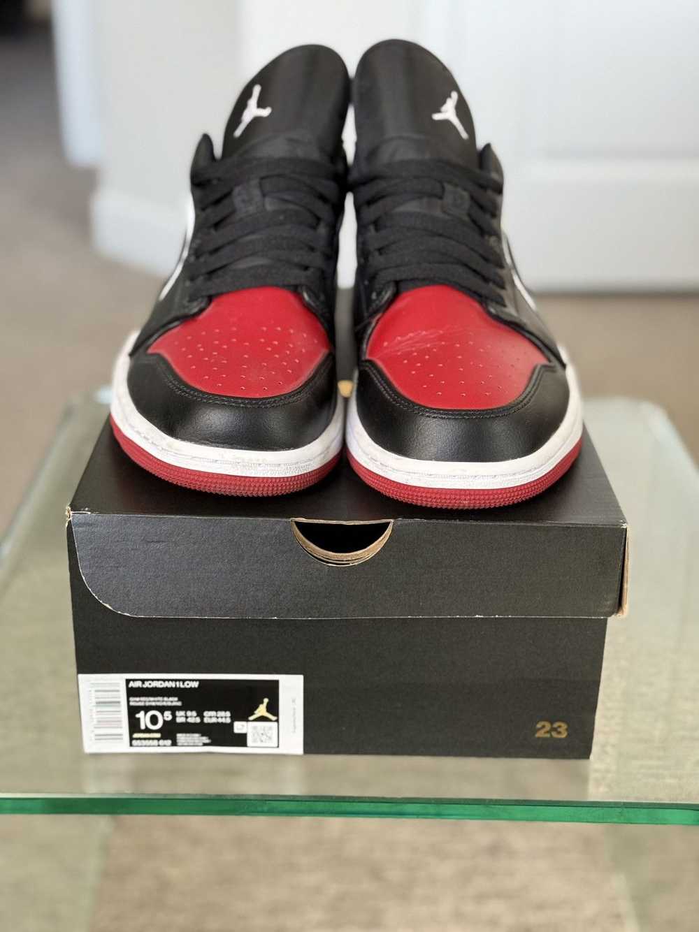 Jordan Brand × Nike Jordan 1 Low Bred Toe - image 2