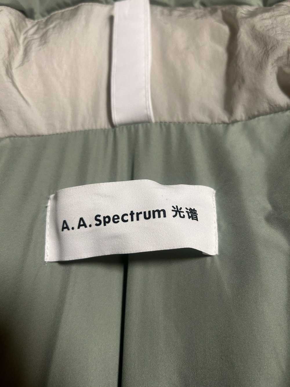 A. A. Spectrum Gray Plumard Down Jacket - image 3