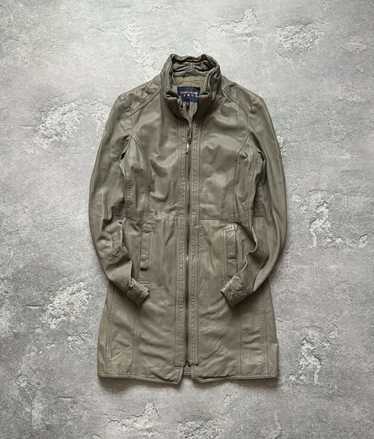 ジャケット・アウター archive Armani Jeans gimmick coat Armani Jeans Jacket Shimmer Multi Pocket Mens Biker Gray