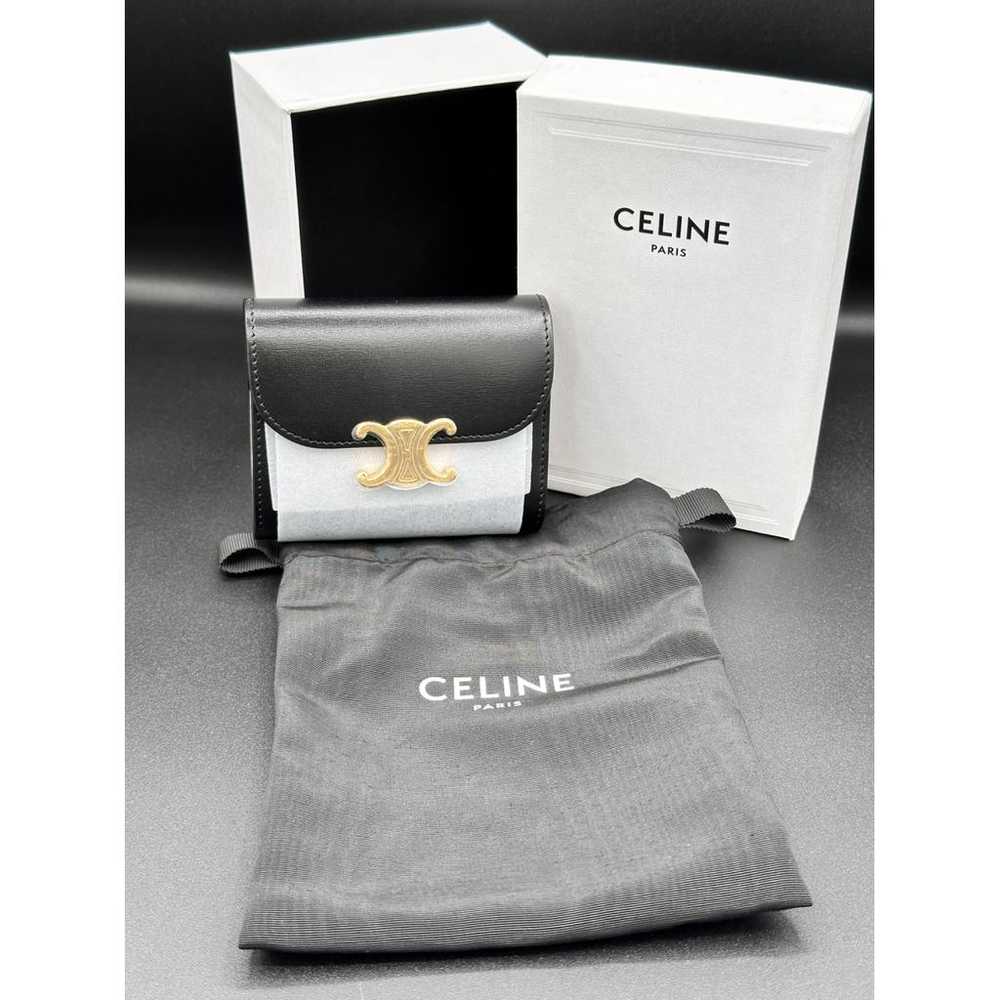 Celine Leather card wallet - image 2