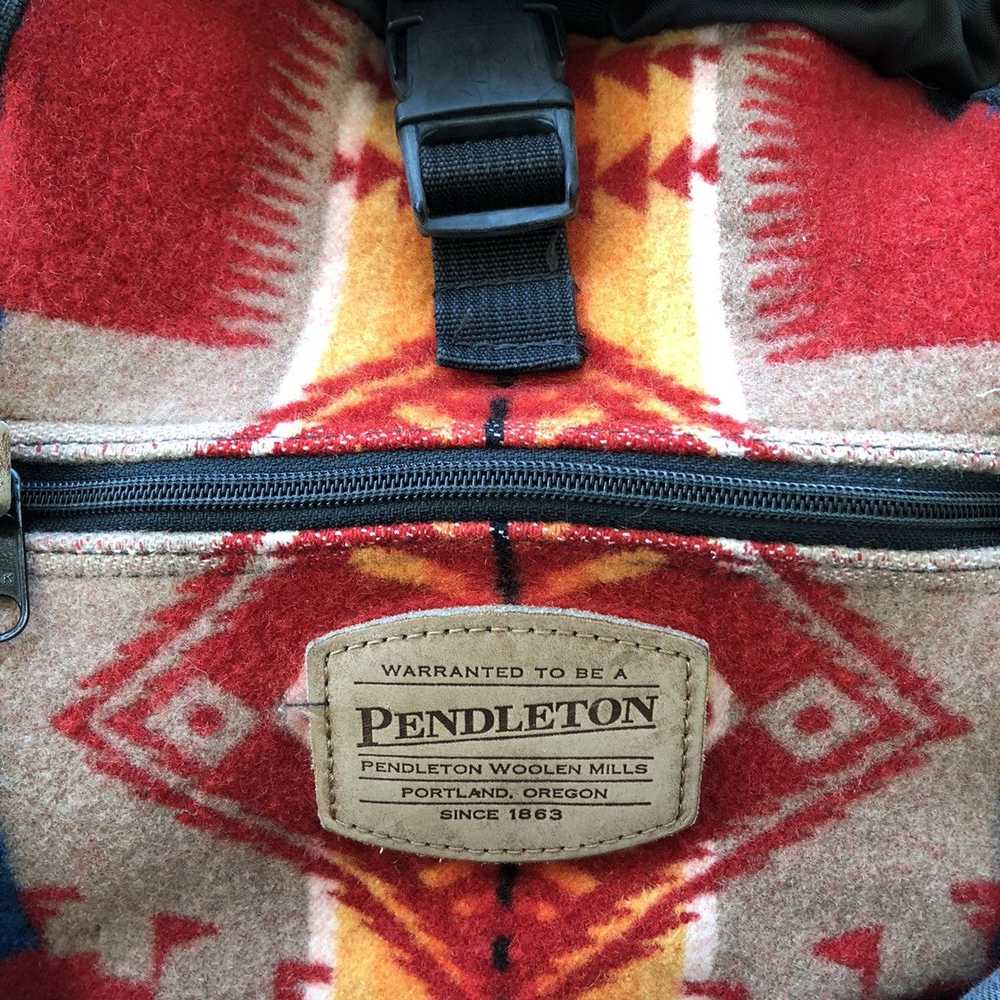 Pendleton Vintage Wool Pendleton Navajo Backpack … - image 2