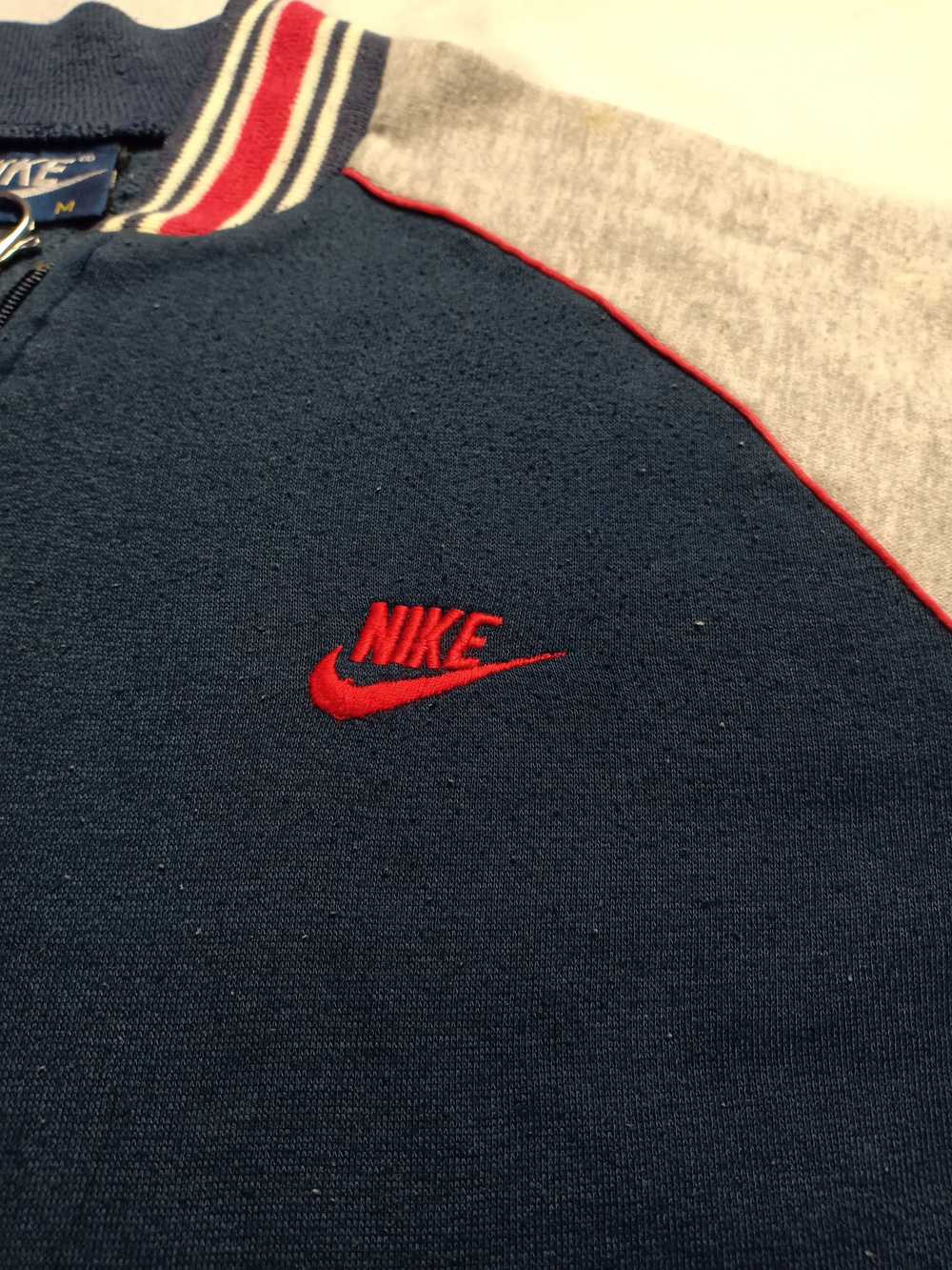 Nike × Varsity Jacket × Vintage Vintage Nike Blue… - image 2