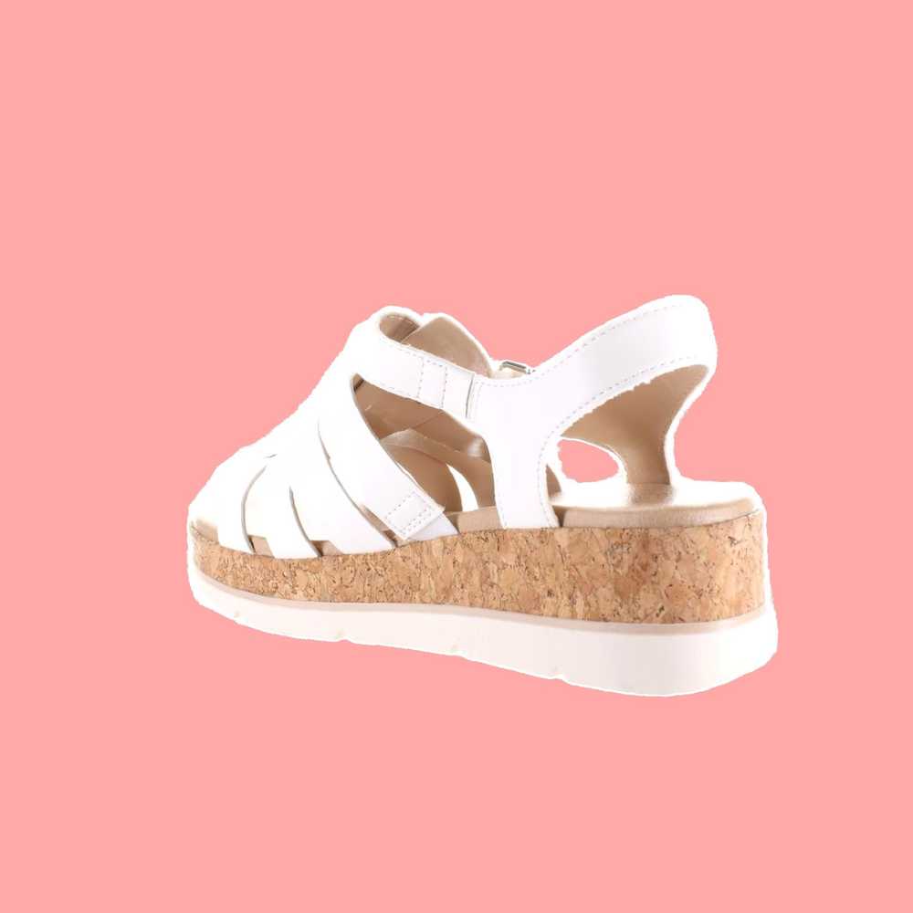 Vintage Exclusive White Ankle Strap Sandals for W… - image 3