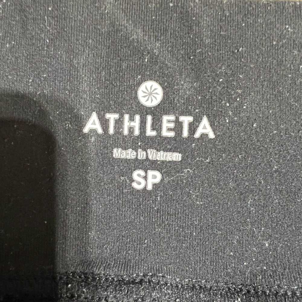 Athleta Soft Stretchy Black Wide Leg Pants with S… - image 3