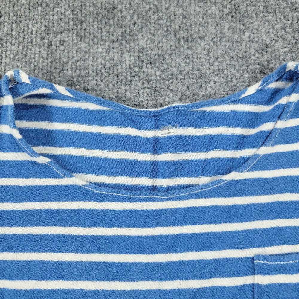 Gap Women's Medium Sized Blue and White Striped C… - image 3