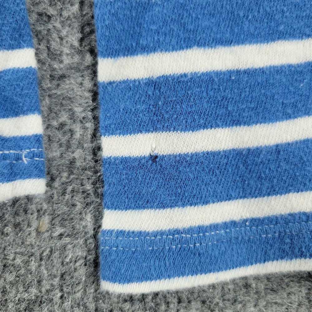 Gap Women's Medium Sized Blue and White Striped C… - image 7