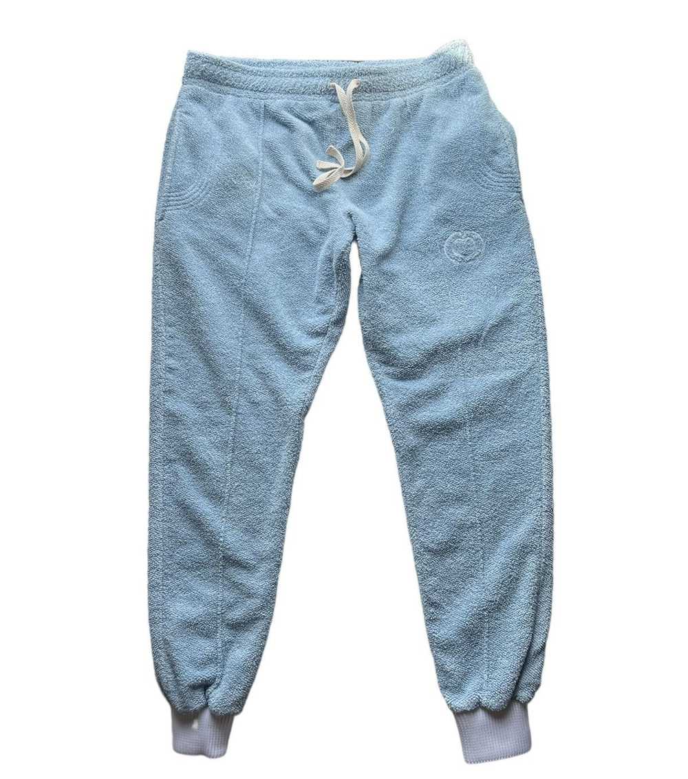 Casablanca Fuzzy Baggy Logo Trackpants - image 1