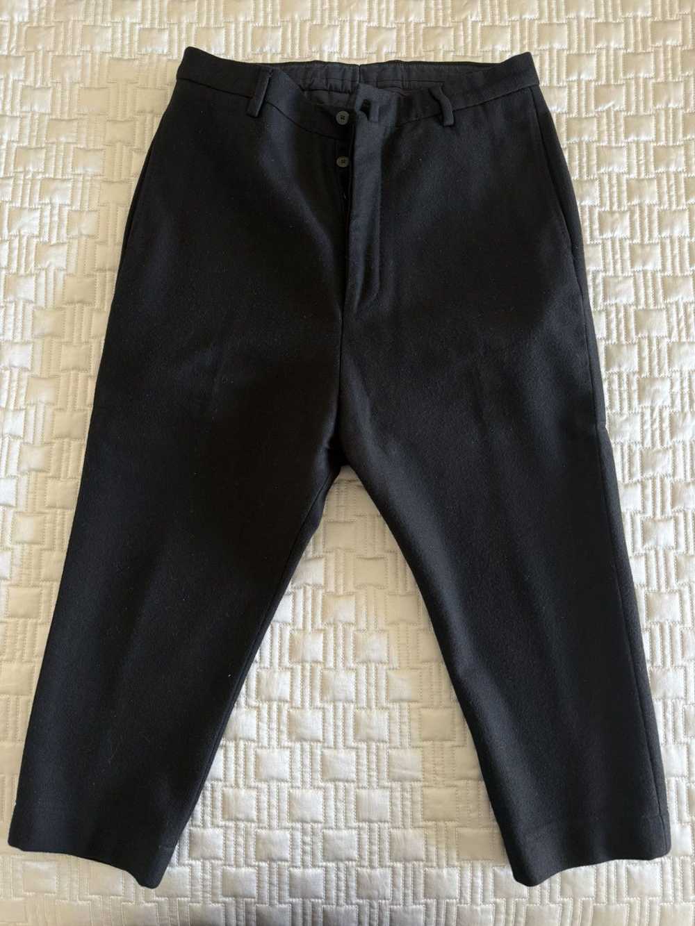 Rick Owens Rick Owens wool cropped pants - image 1