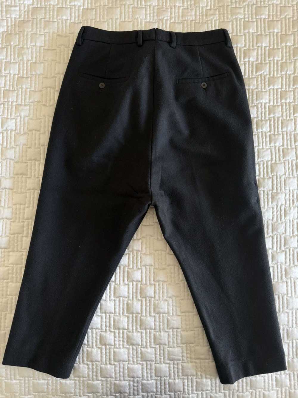 Rick Owens Rick Owens wool cropped pants - image 2