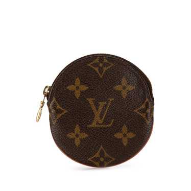 Brown Louis Vuitton Monogram Porte-Monnaie Round C