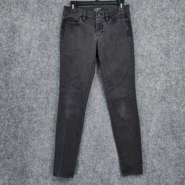 Loft Super Stylish Dark Wash Black Denim 5 Pocket… - image 1