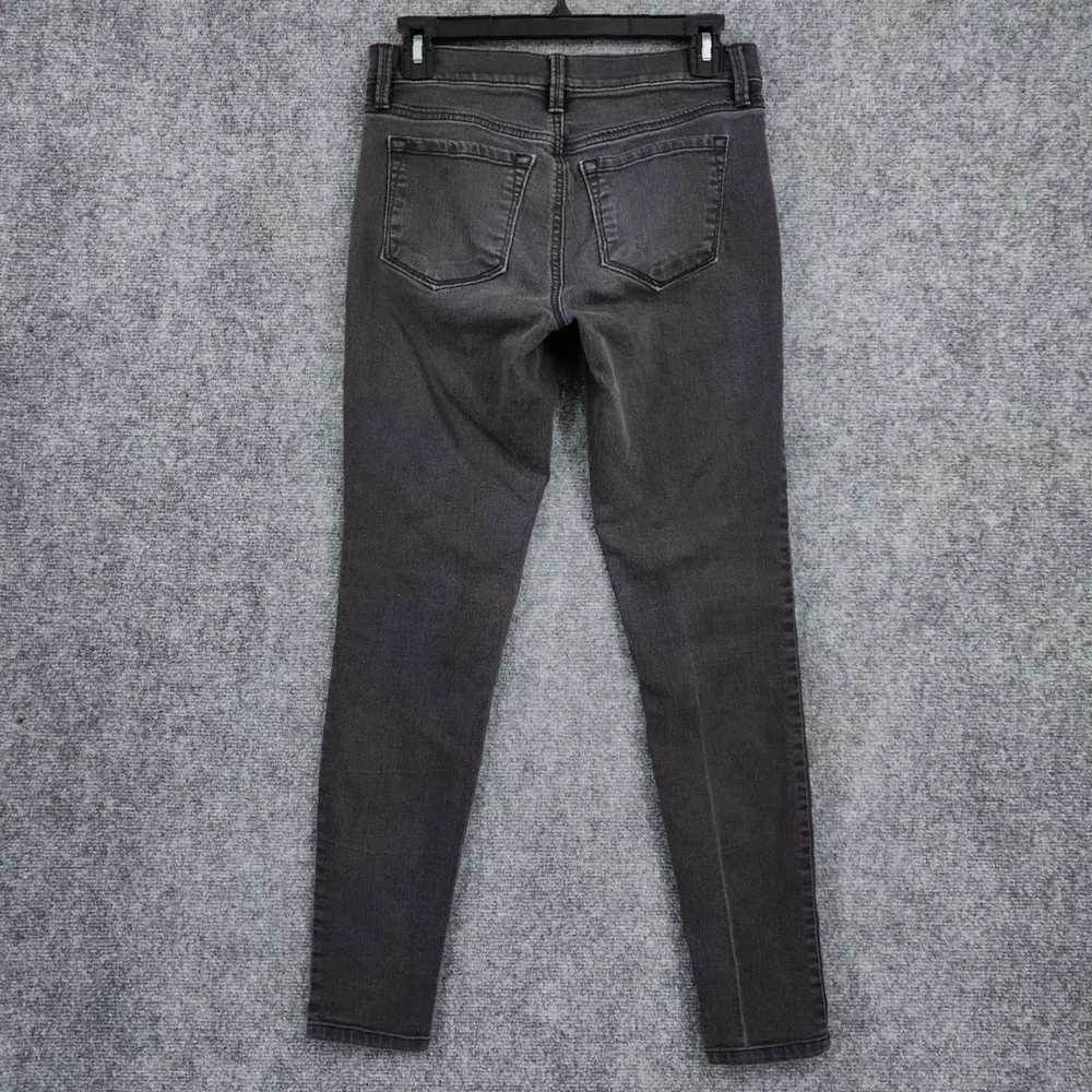 Loft Super Stylish Dark Wash Black Denim 5 Pocket… - image 2