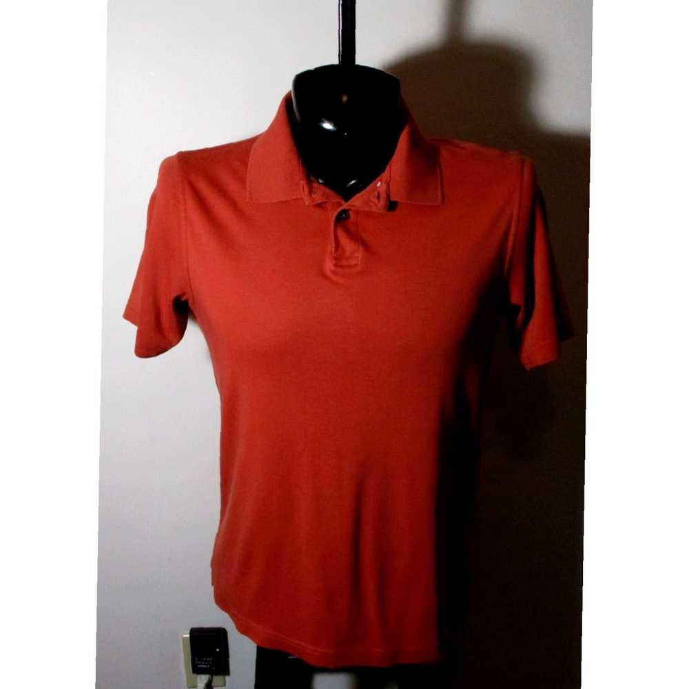 Tasso Elba Rust Red Short Sleeve Polo Shirt in Ri… - image 1