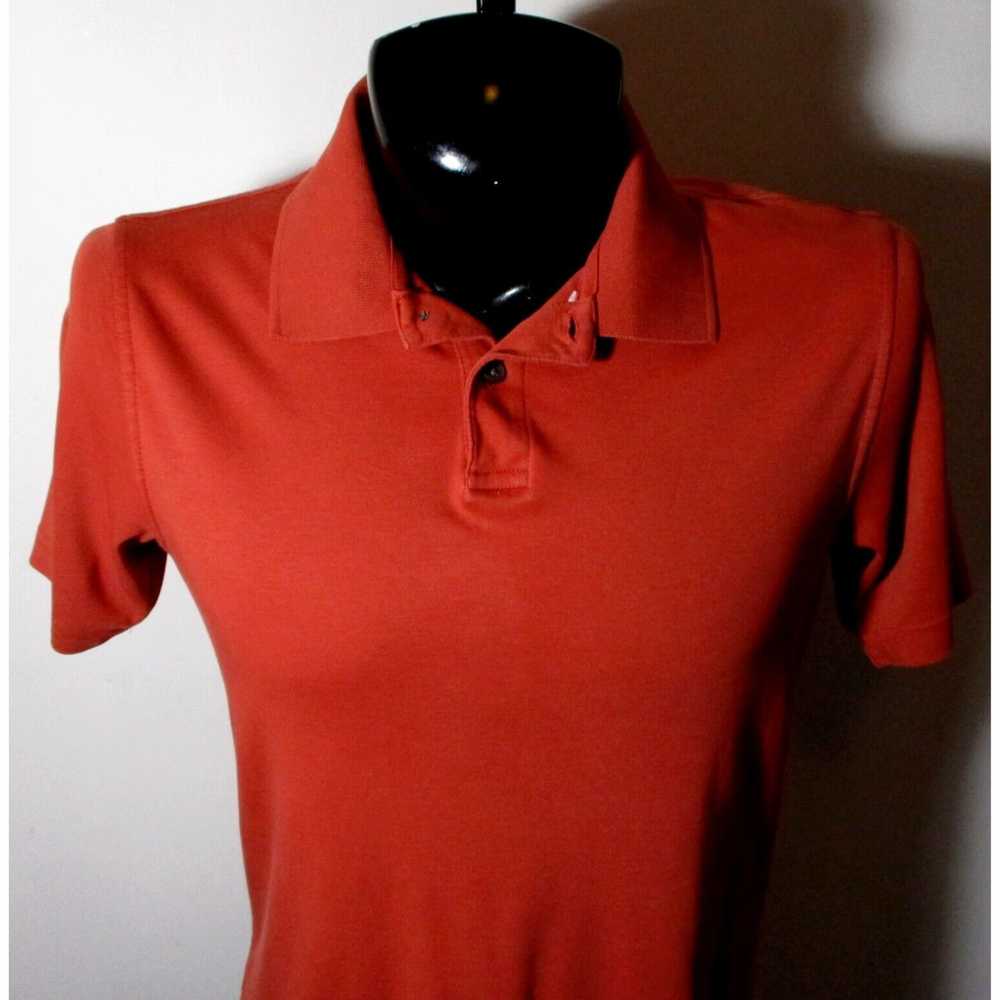 Tasso Elba Rust Red Short Sleeve Polo Shirt in Ri… - image 2